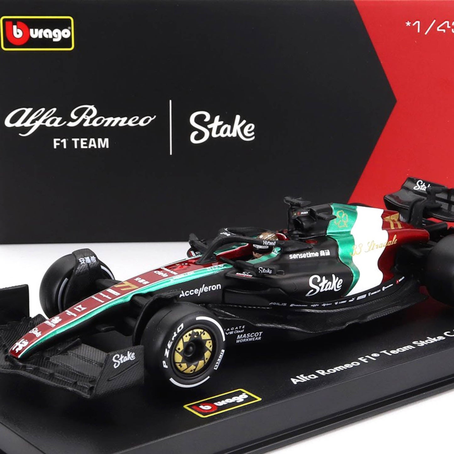 C43 2023 #77 Bottas Monza Special Edition Car Model 1:43