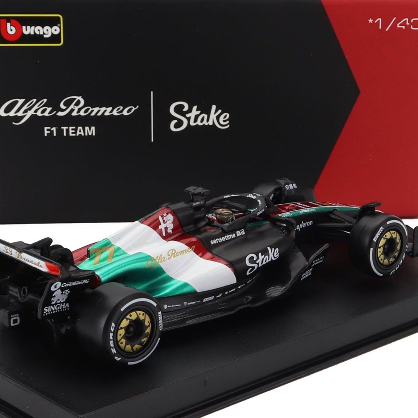 C43 2023 #77 Bottas Monza Special Edition Car Model 1:43