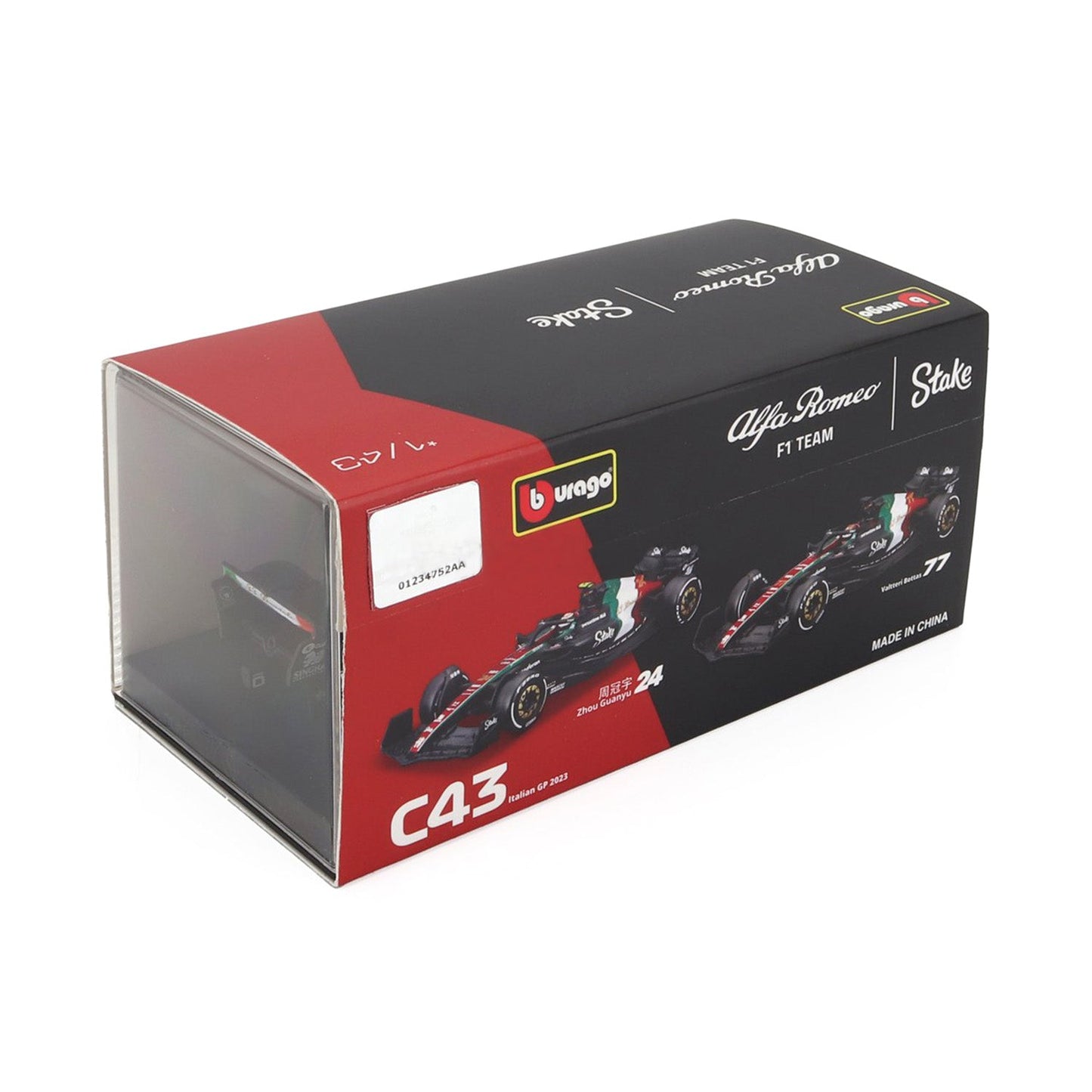 C43 2023 #77 Bottas Monza Special Edition Car Model 1:43