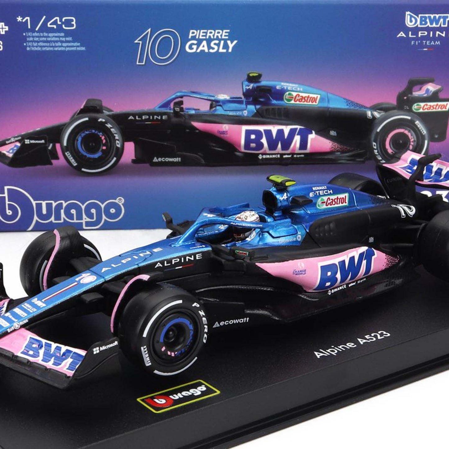 #10 Gasly 2023 Signature 1:43 Car Model