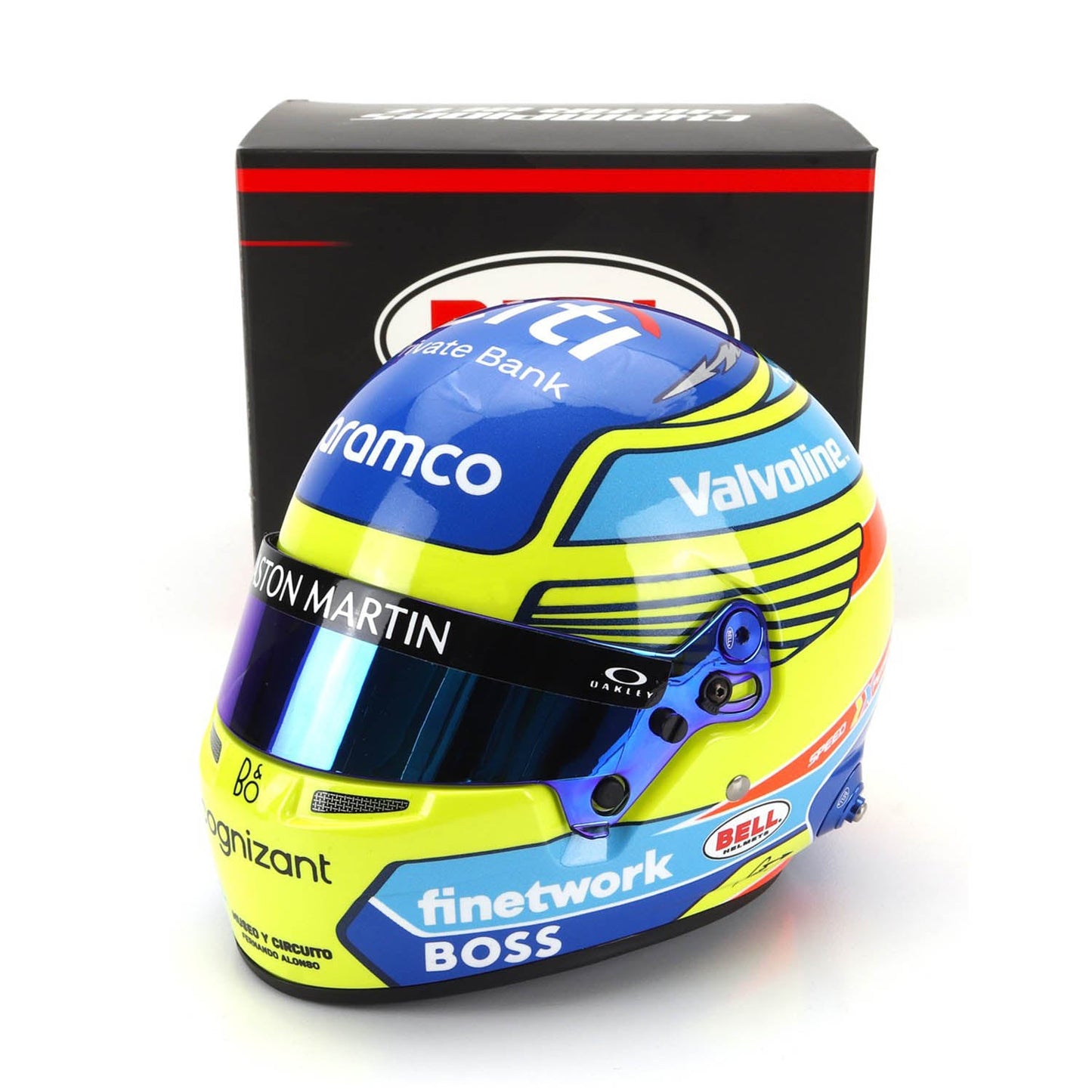 #14 Alonso 2024 1:2 Mini Helmet