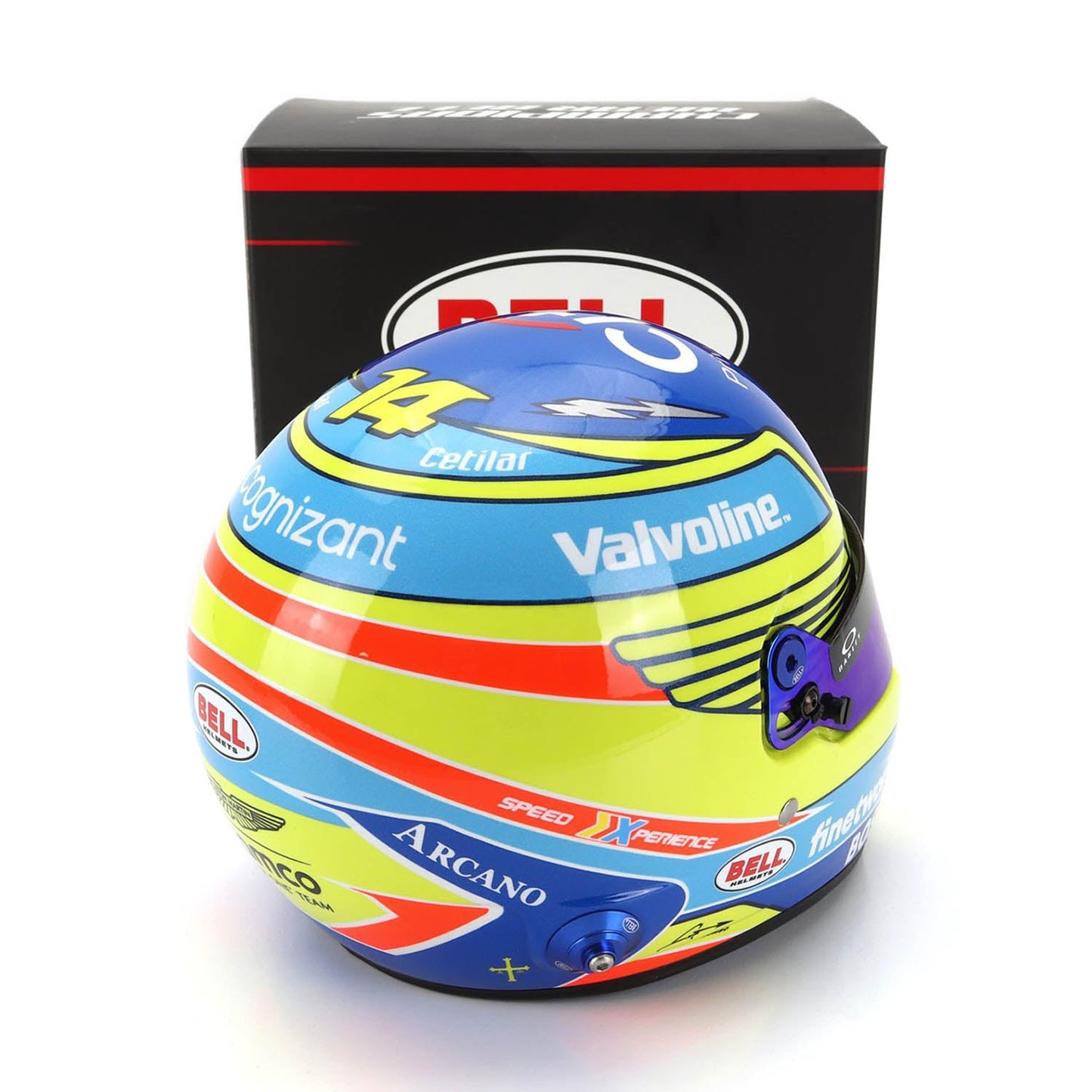 #14 Alonso 2024 1:2 Mini Helmet