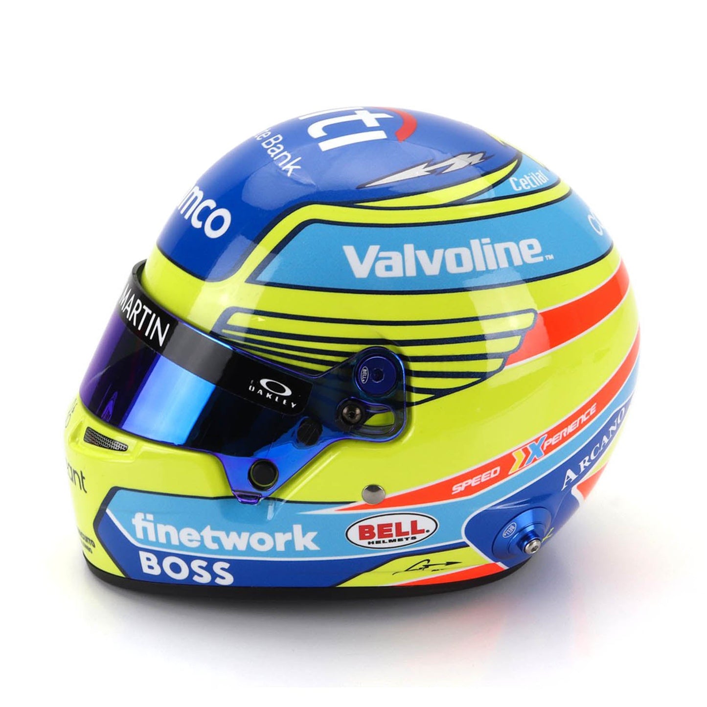 #14 Alonso 2024 1:2 Mini Helmet