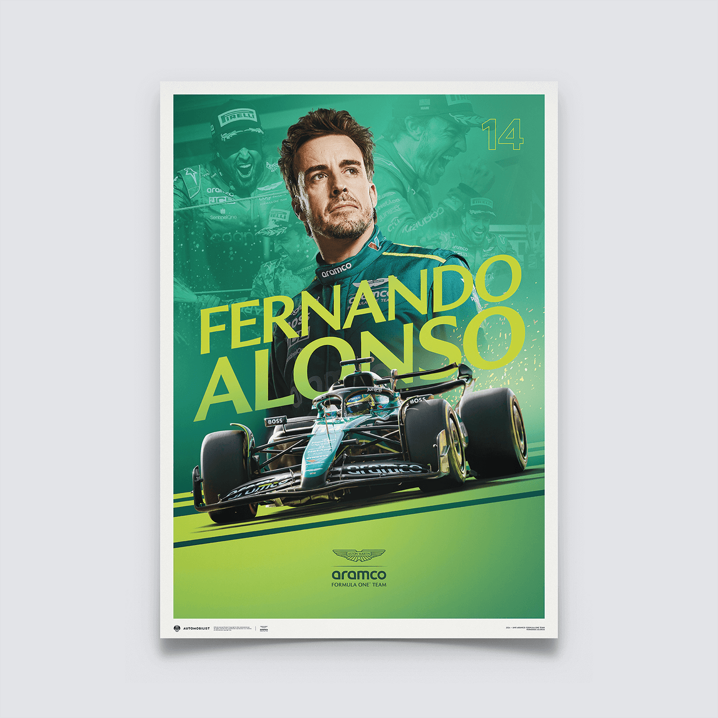 Fernando Alonso | Official Event Poster | Large