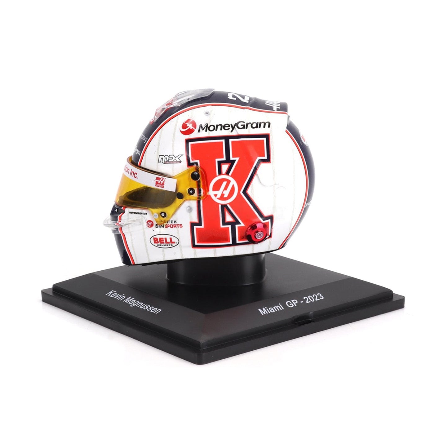 #20 Magnussen Miami GP 2023 Spark 1:5 Mini Helmet