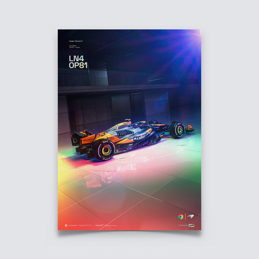 Chrome Livery | US Grand Prix 2024 | Collector’s  Edition Poster | Large