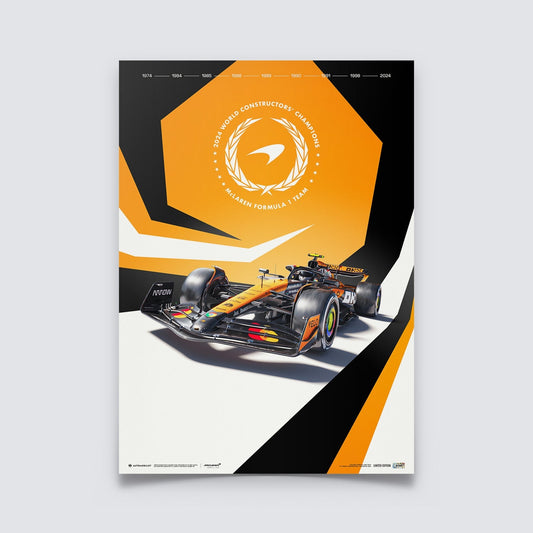 F1® World Constructors' Champions - 2024 | Limited Edition Poster | Large