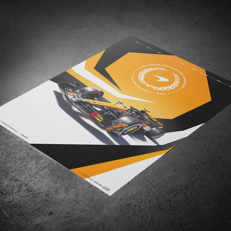 F1® World Constructors' Champions - 2024 | Limited Edition Poster | Large