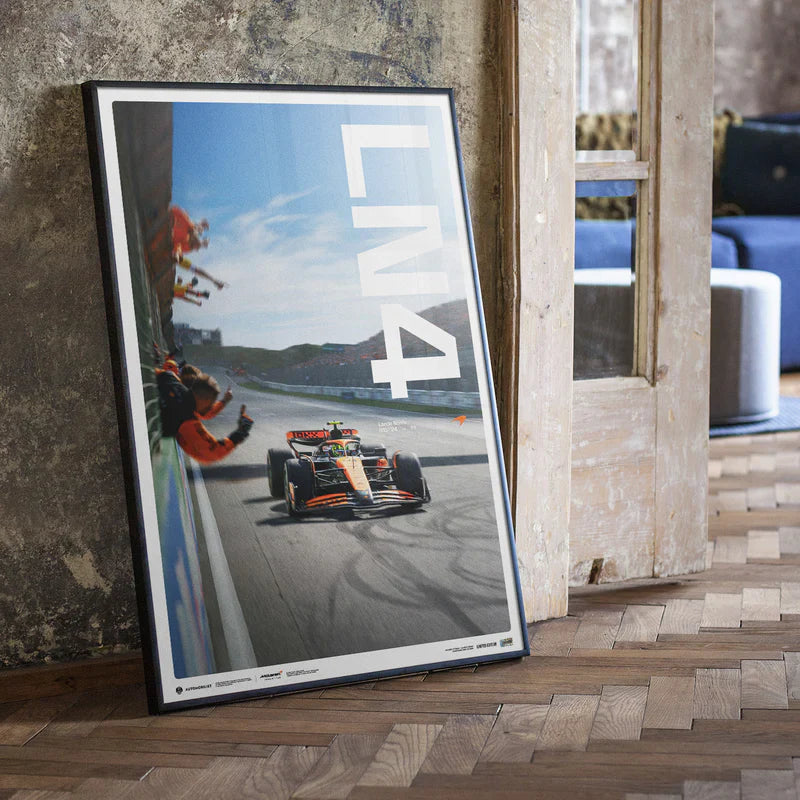 Lando Norris - Zandvoort 2024 Victory | Limited Edition Poster of 500 | Large