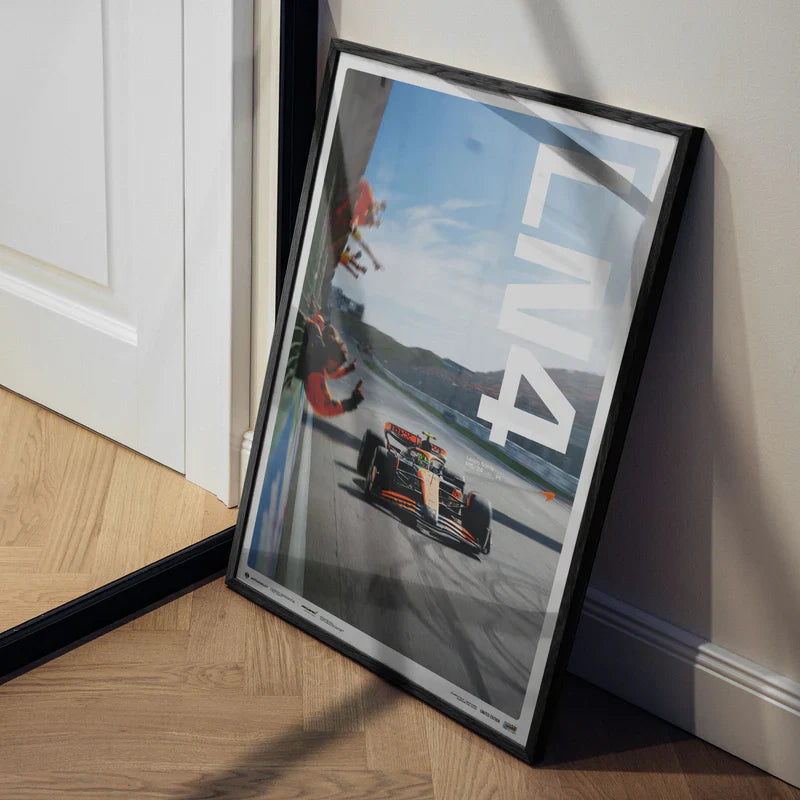 Lando Norris - Zandvoort 2024 Victory | Limited Edition Poster of 500 | Large