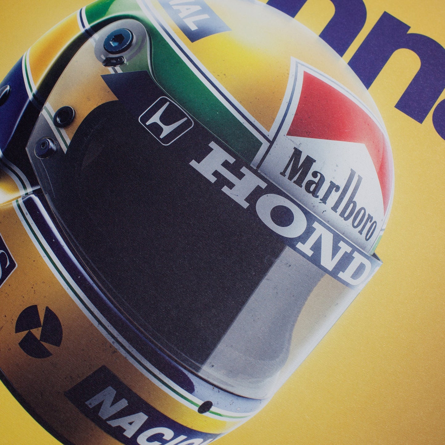 McLaren MP4/4 - Helmet - San Marino GP - 1988 Artwork