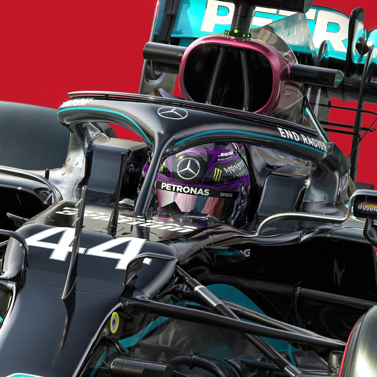 Lewis Hamilton - Bahrain - 2020 Artwork | Collector's Edition