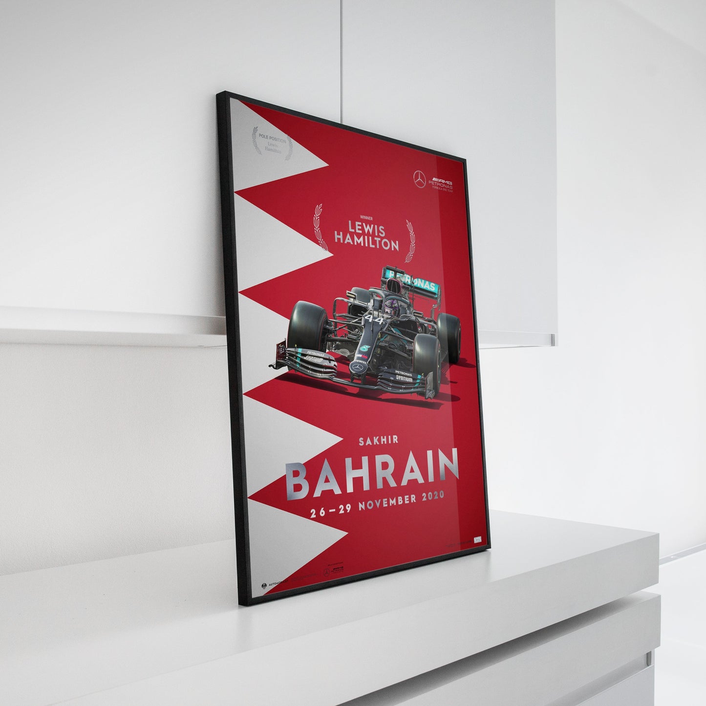 Lewis Hamilton - Bahrain - 2020 Artwork | Collector's Edition