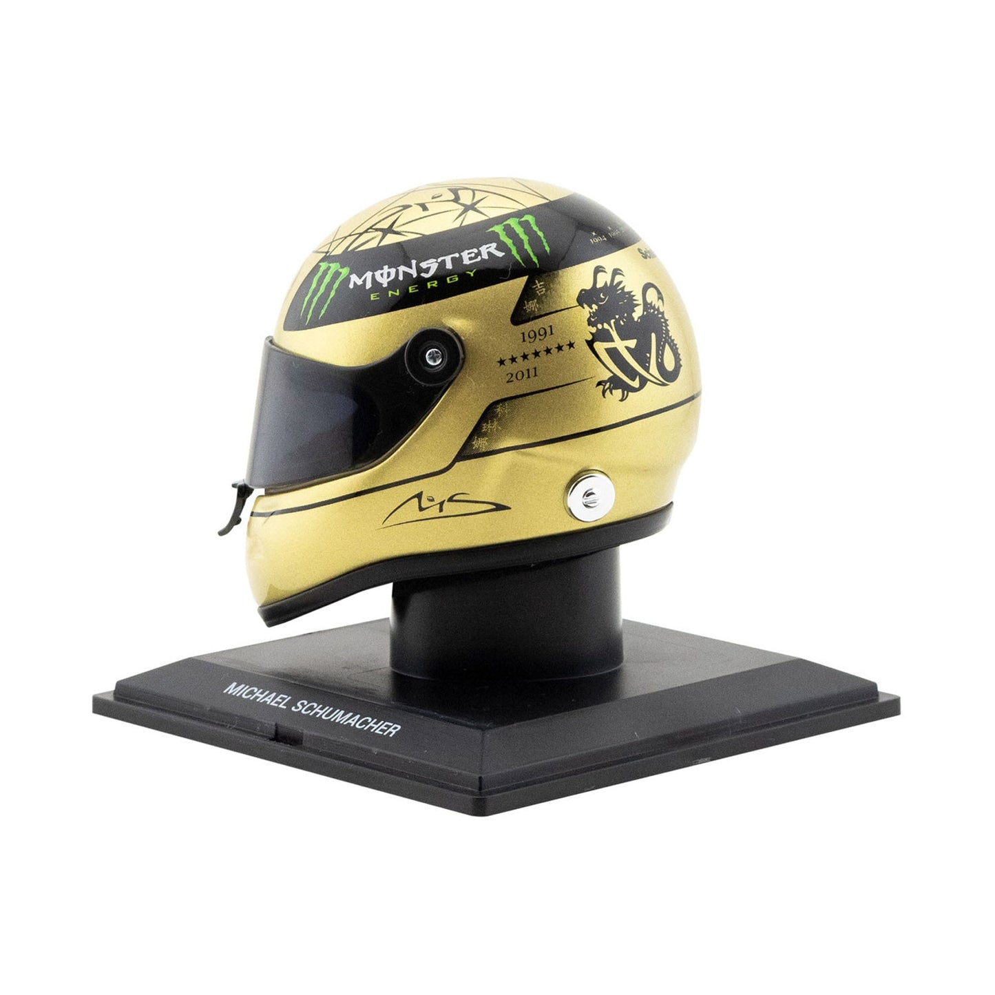 Michael Schumacher 20th GP 2012 1:4 Helmet