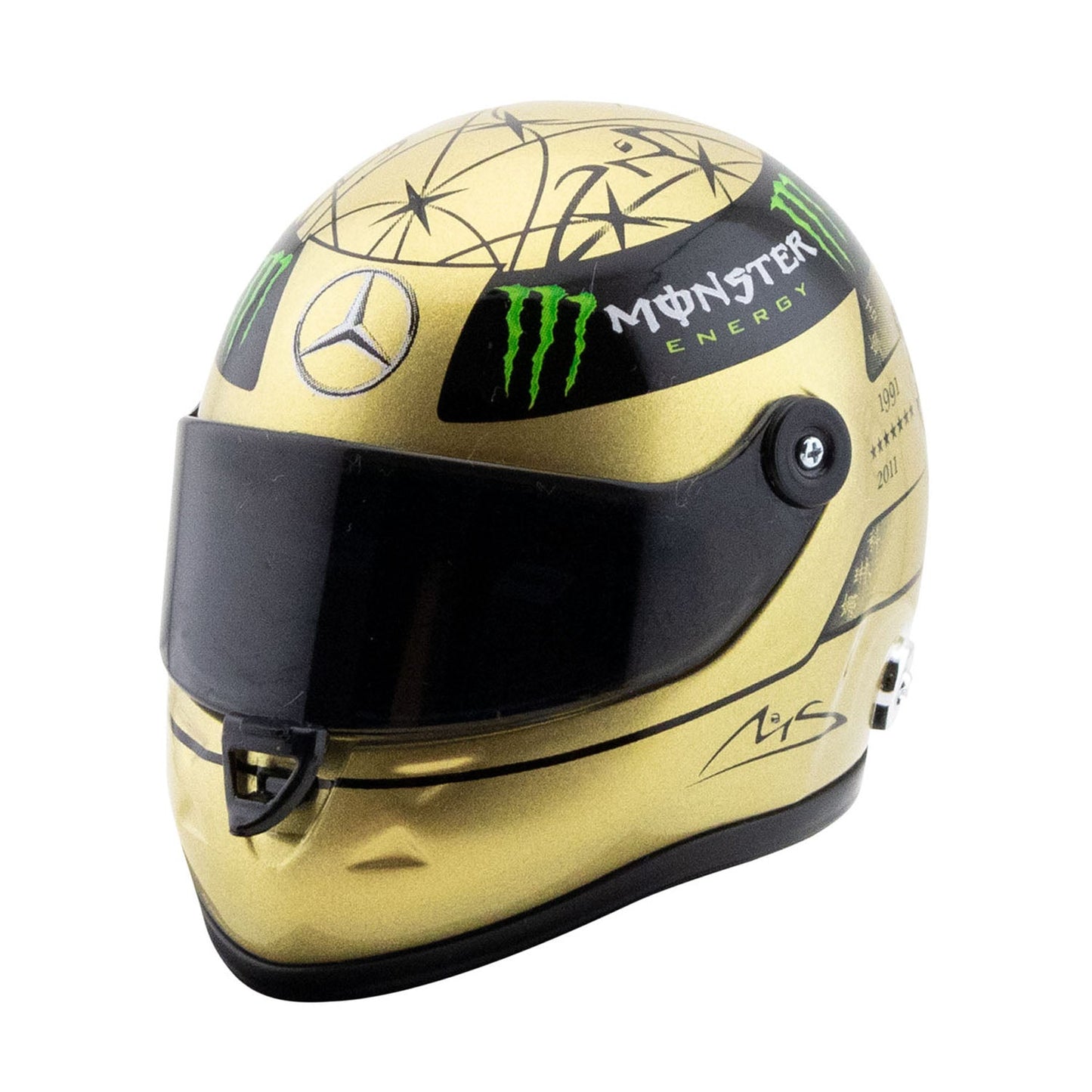 Michael Schumacher 20th GP 2012 1:4 Helmet