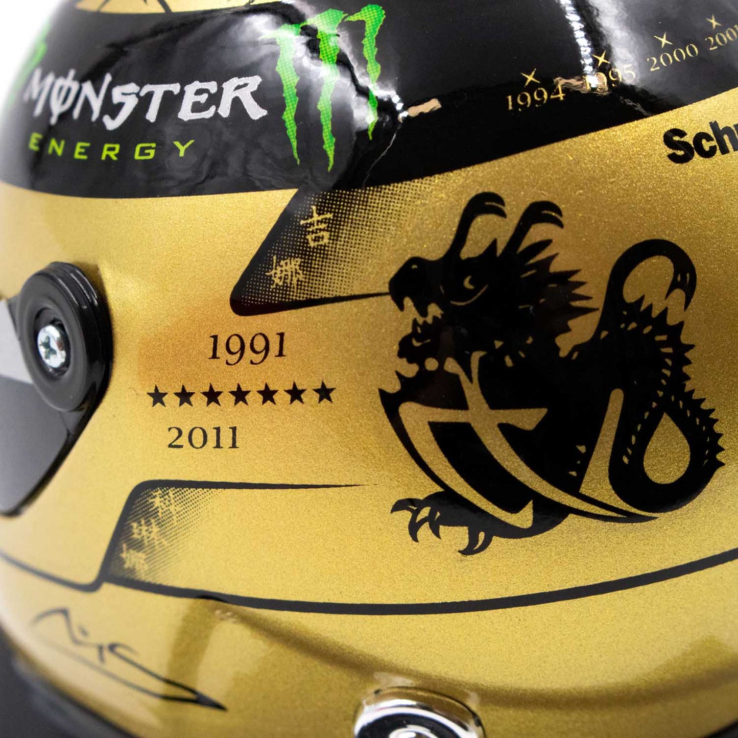 Michael Schumacher 20th GP 2012 1:4 Helmet