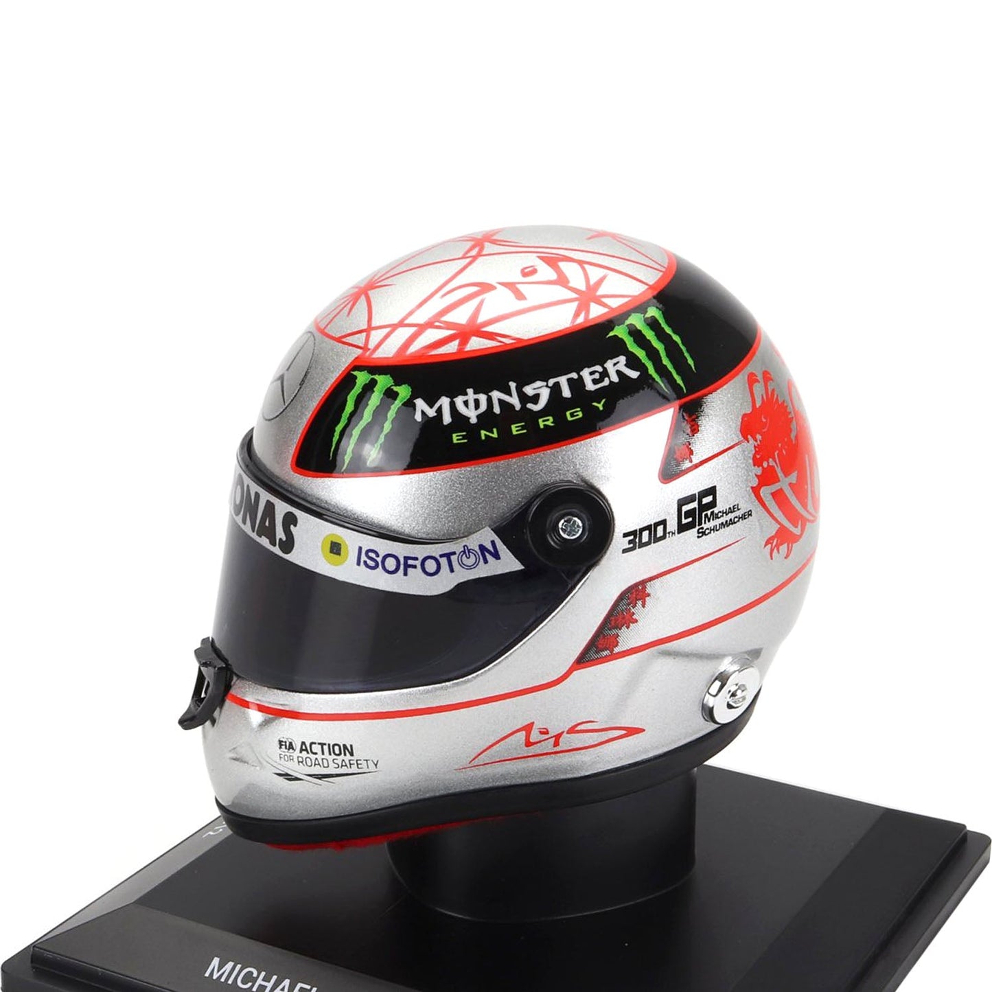 Michael Schumacher 300th GP 2012 1:4 Helmet