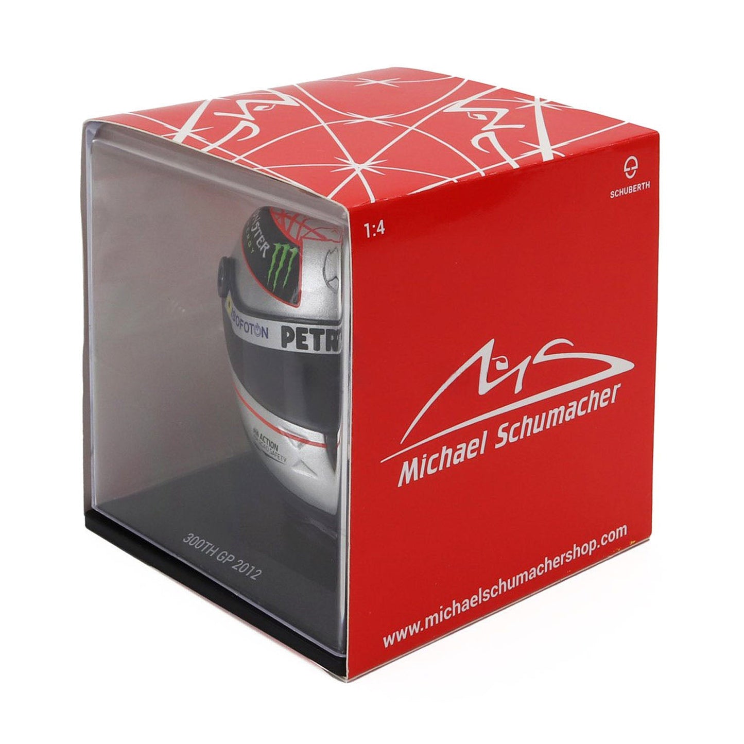 Michael Schumacher 300th GP 2012 1:4 Helmet