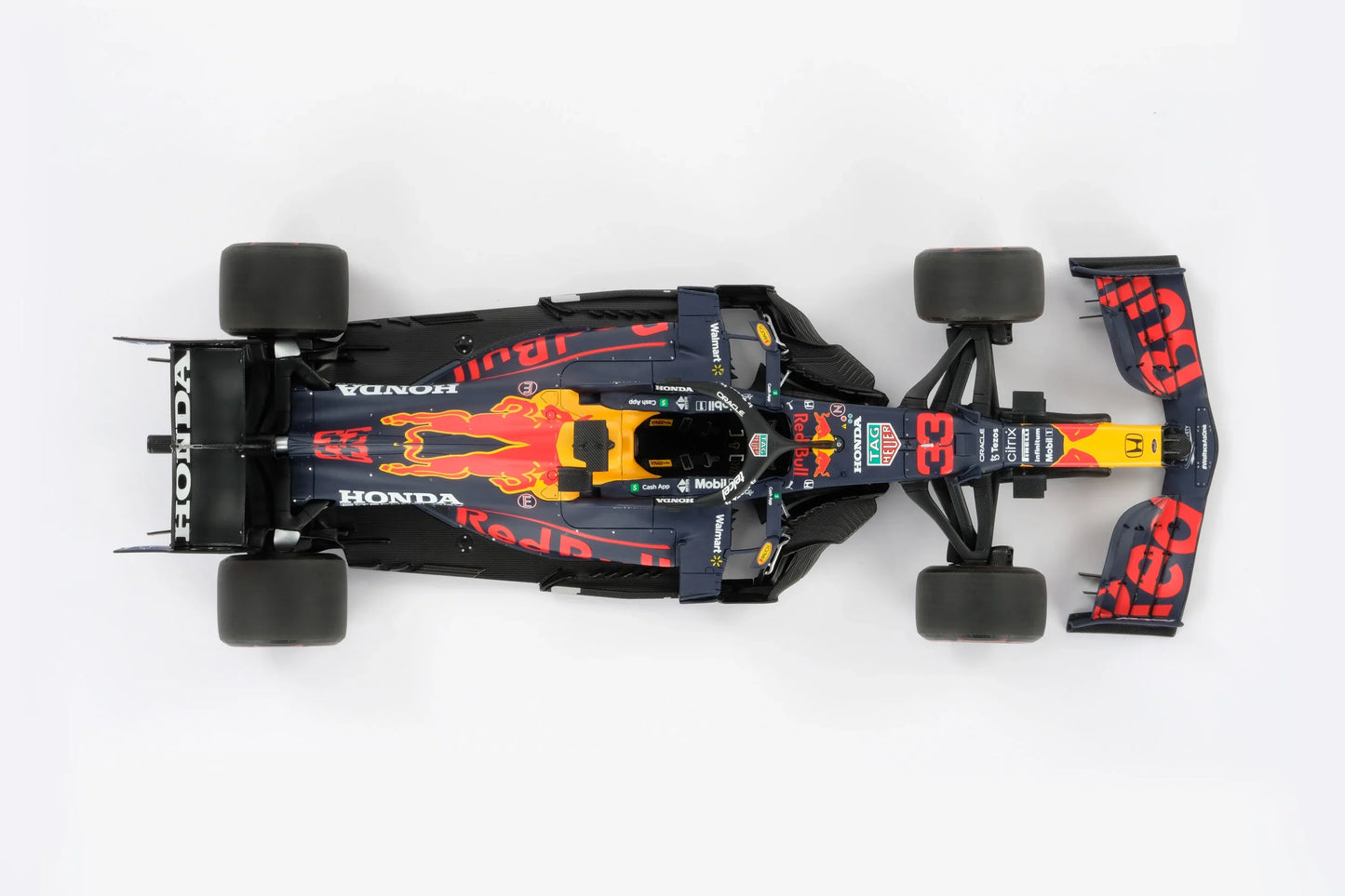 #1 Verstappen RB16B 2021 Abu Dhabi GP Winner 1:18 Amalgam Car Model