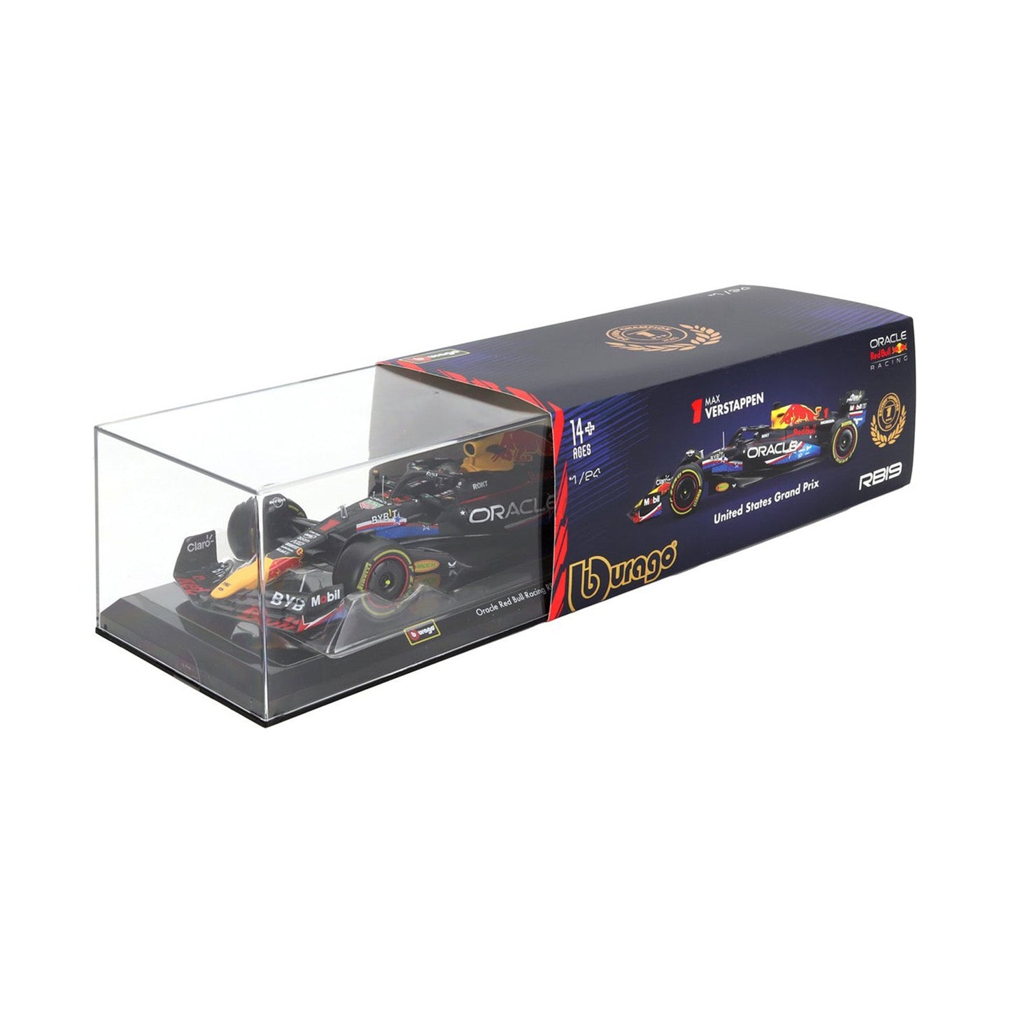 #1 Verstappen RB19 2023 Austin GP 1:24 Car Model