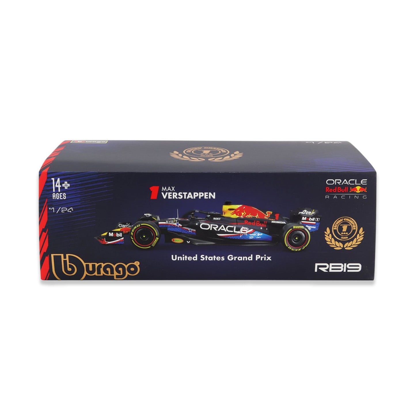 #1 Verstappen RB19 2023 Austin GP 1:24 Car Model