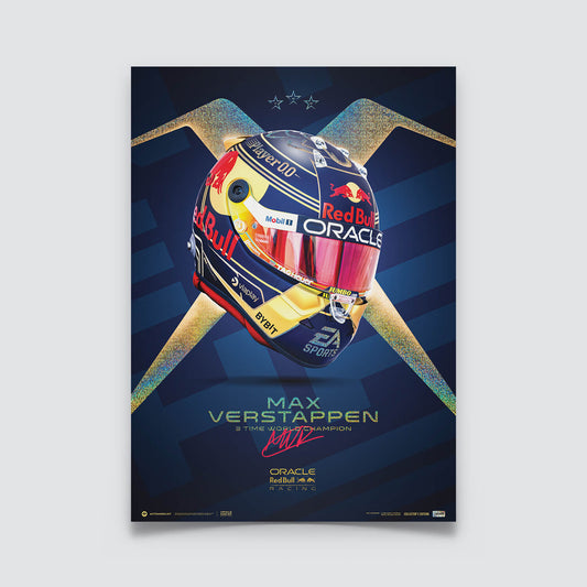 Max Verstappen - Helmet - World Champion - 2023 | Collectors Edition | Edition of 200