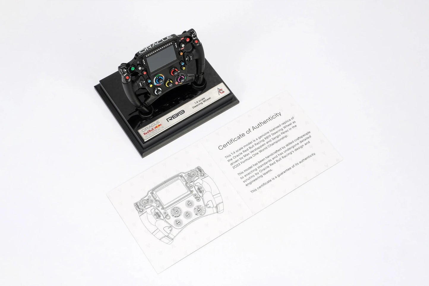 RB19 Amalgam 1:4 Steering Wheel Replica