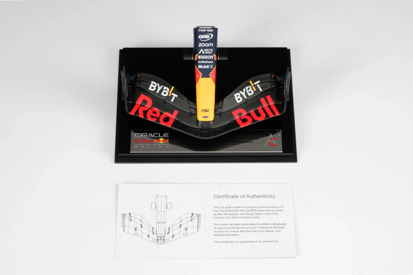 RB19 Front Wing 2023 Season Amalgam 1:12 Nosecone