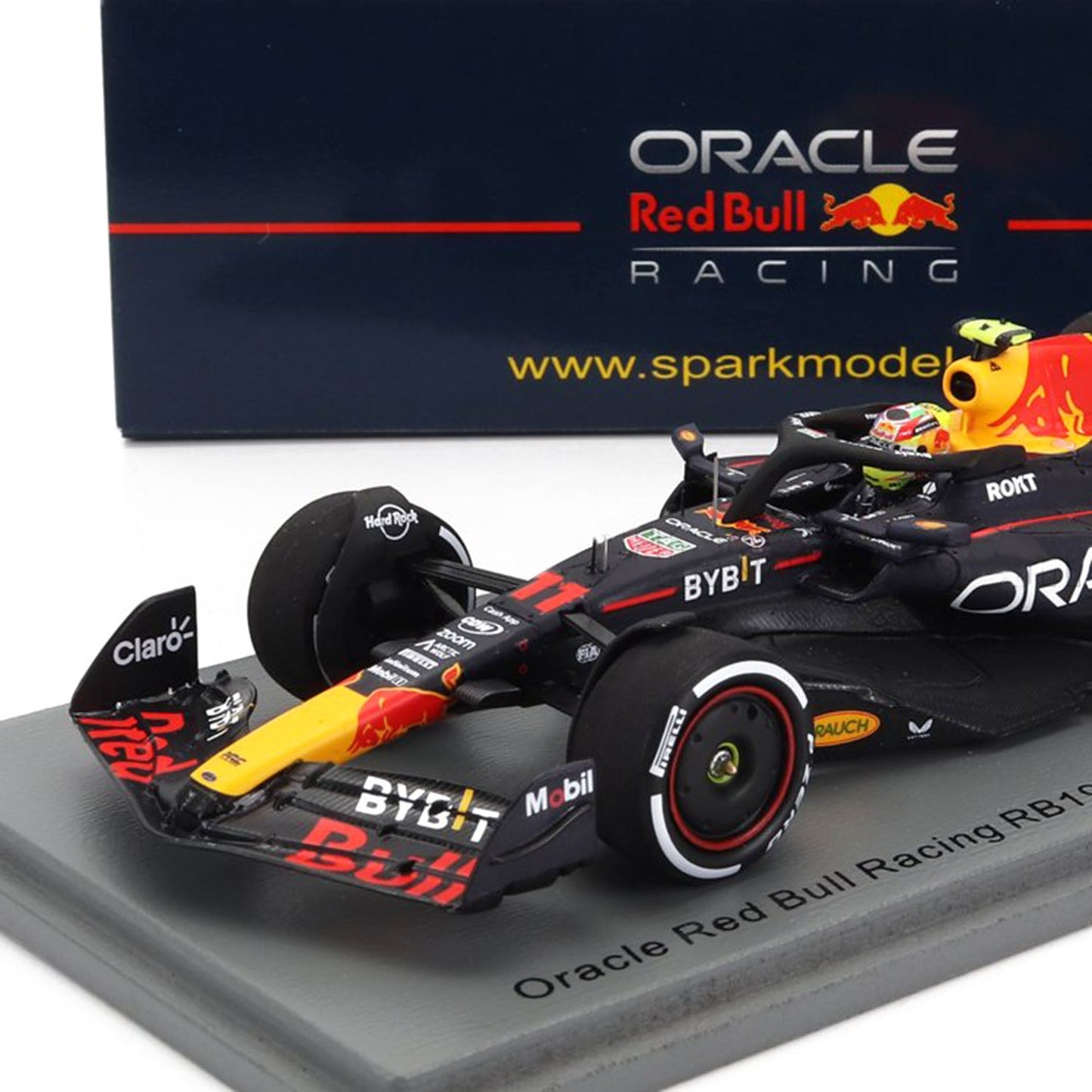 RB19 Sergio Perez #11 SaudiGP 2nd Place 1:43 Scale Spark Car Model