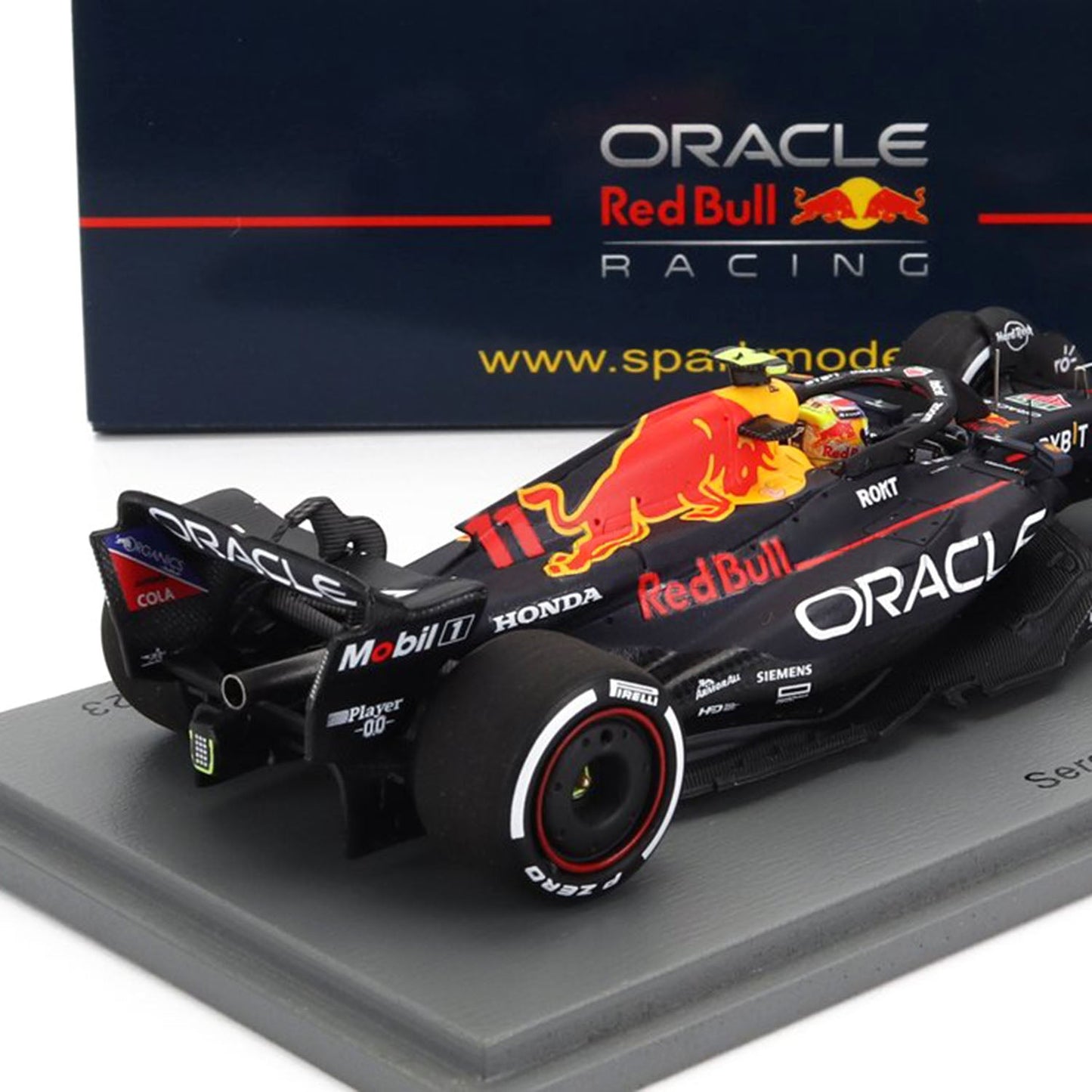 RB19 Sergio Perez #11 SaudiGP 2nd Place 1:43 Scale Spark Car Model