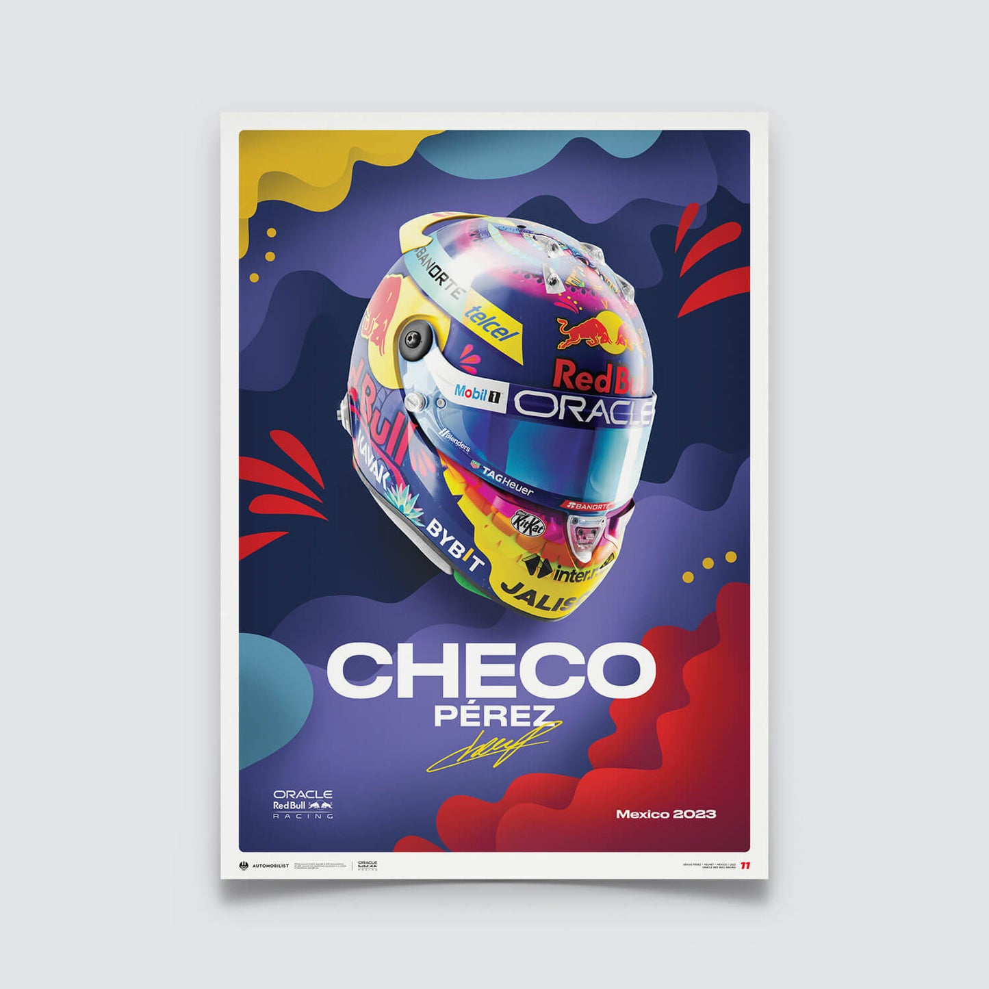 Sergio Perez - Helmet - Mexican Grand Prix - 2023 | Mini Edition