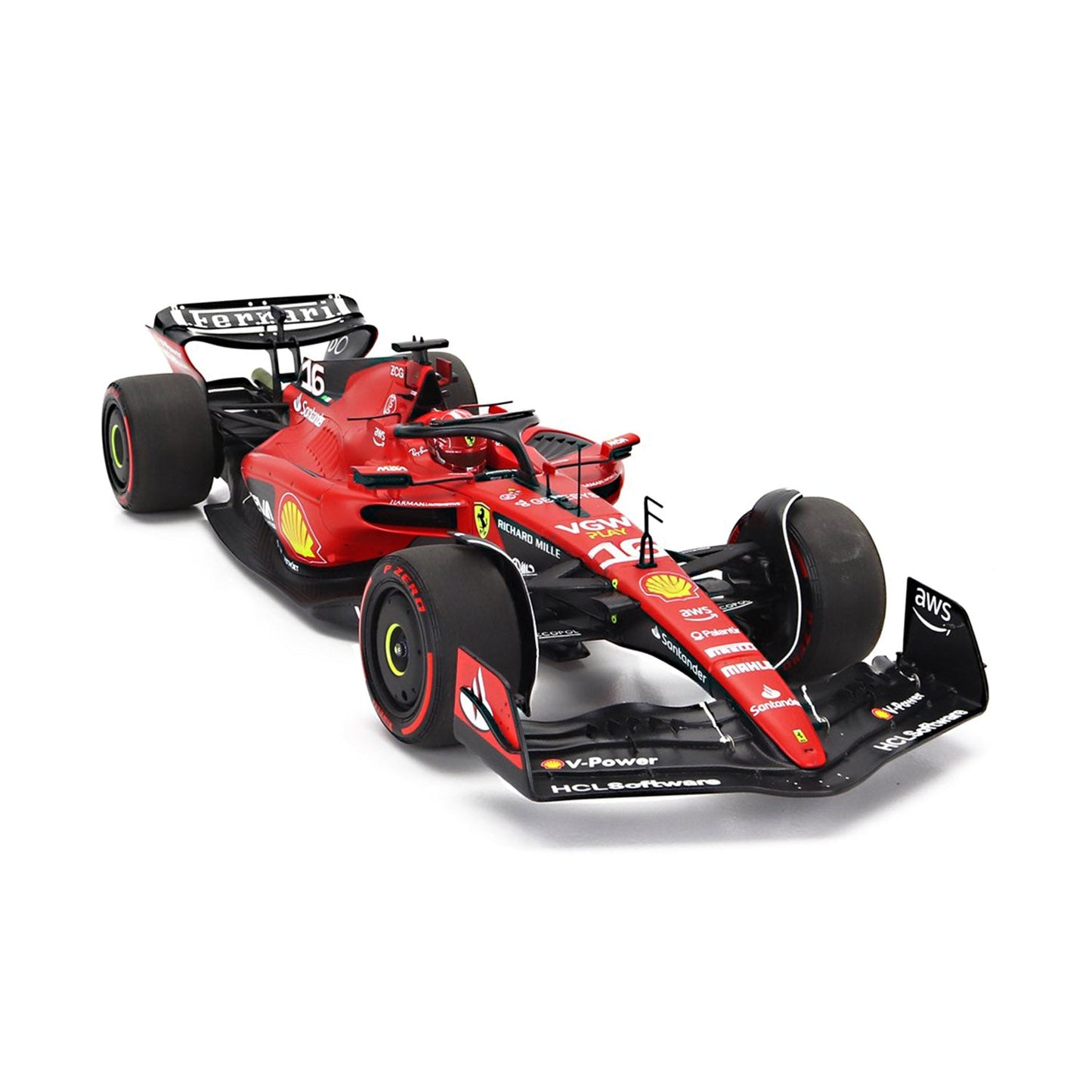 #16 Leclerc 2023 SF23 Bahrain GP Winner 1:18 BBR Models