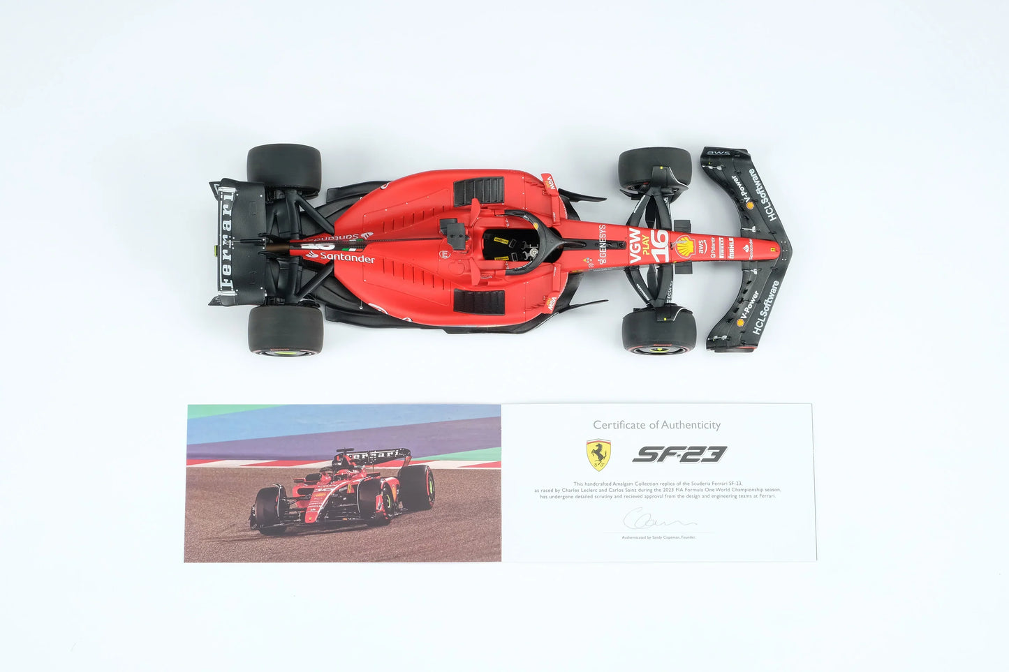 #16 Leclerc SF-23 2023 Season 1:18 Amalgam Car Model