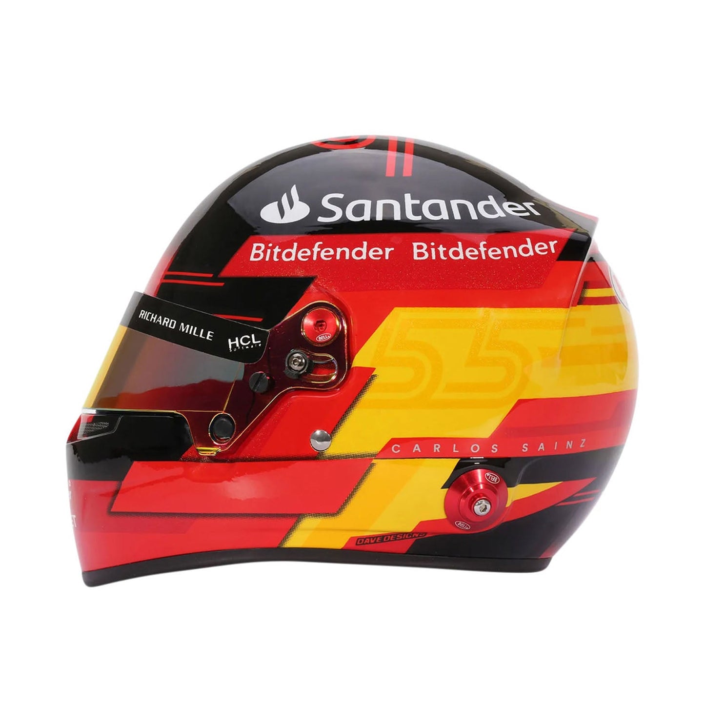 Carlos Sainz #55 Official 2023 1:2 Helmet