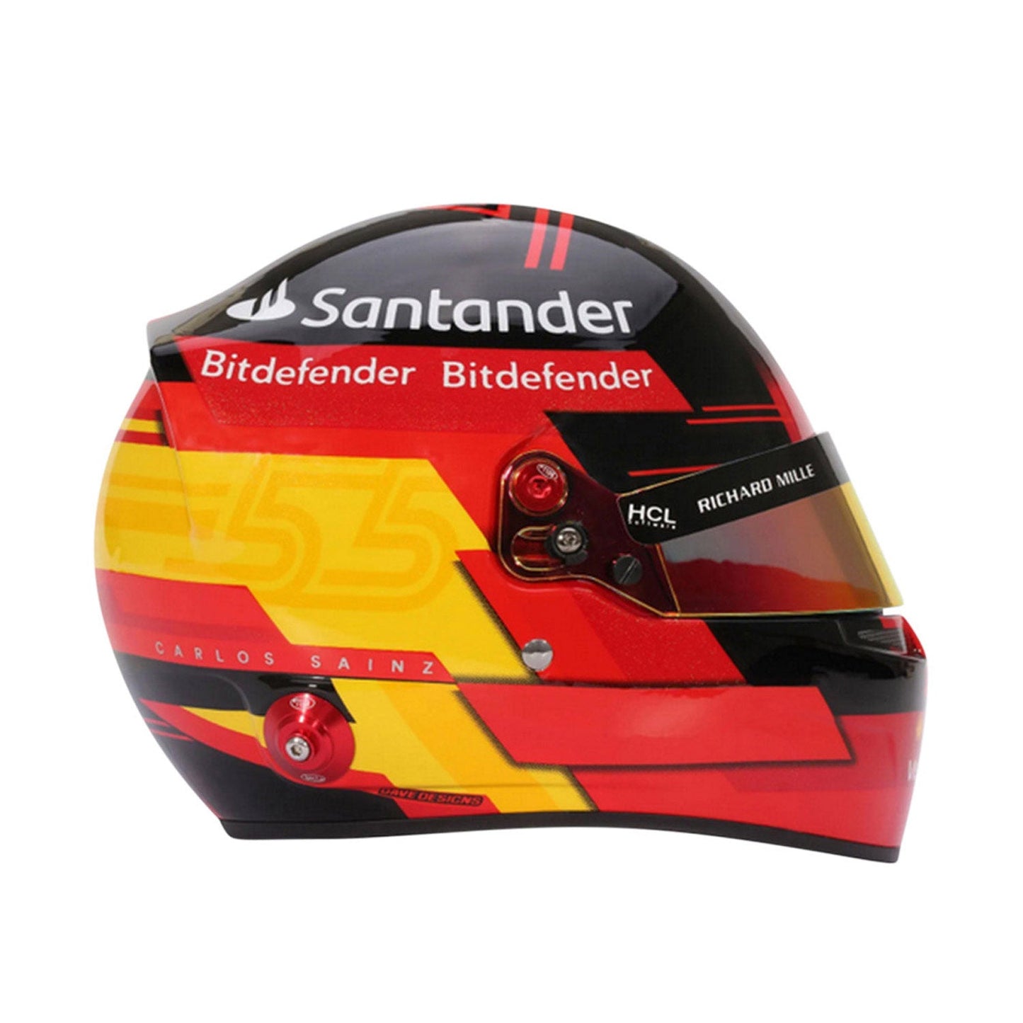 Carlos Sainz #55 Official 2023 1:2 Helmet