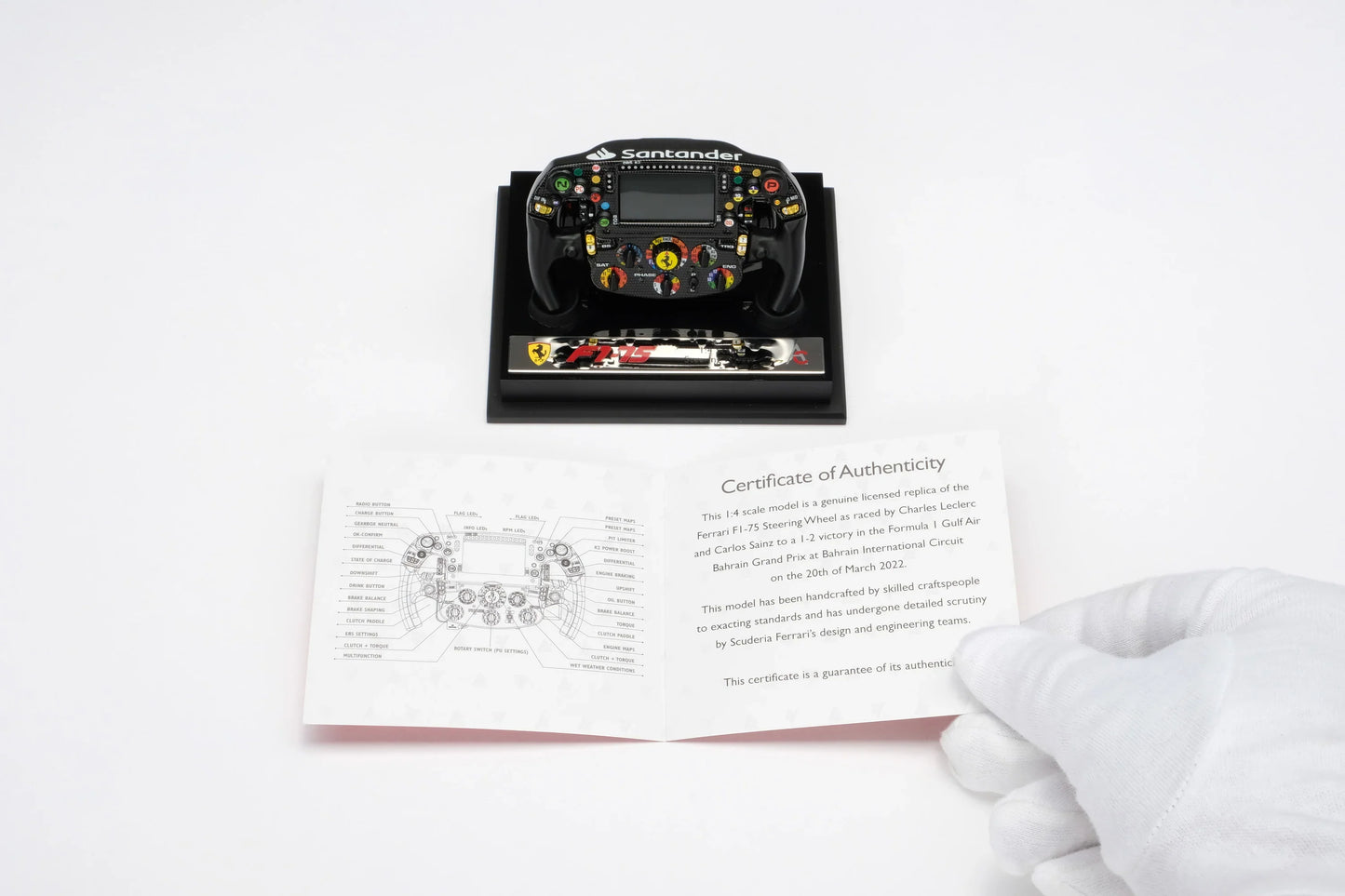 F1-75 Amalgam 1:4 Steering Wheel Replica