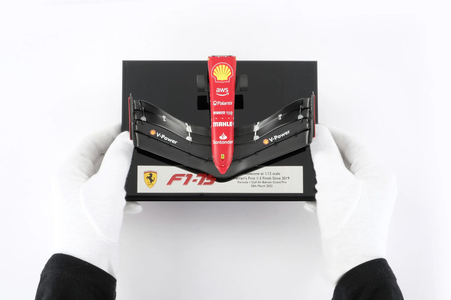 F1-75 Front Wing 2022 Bahrain Grand Prix Amalgam 1:12 Nosecone