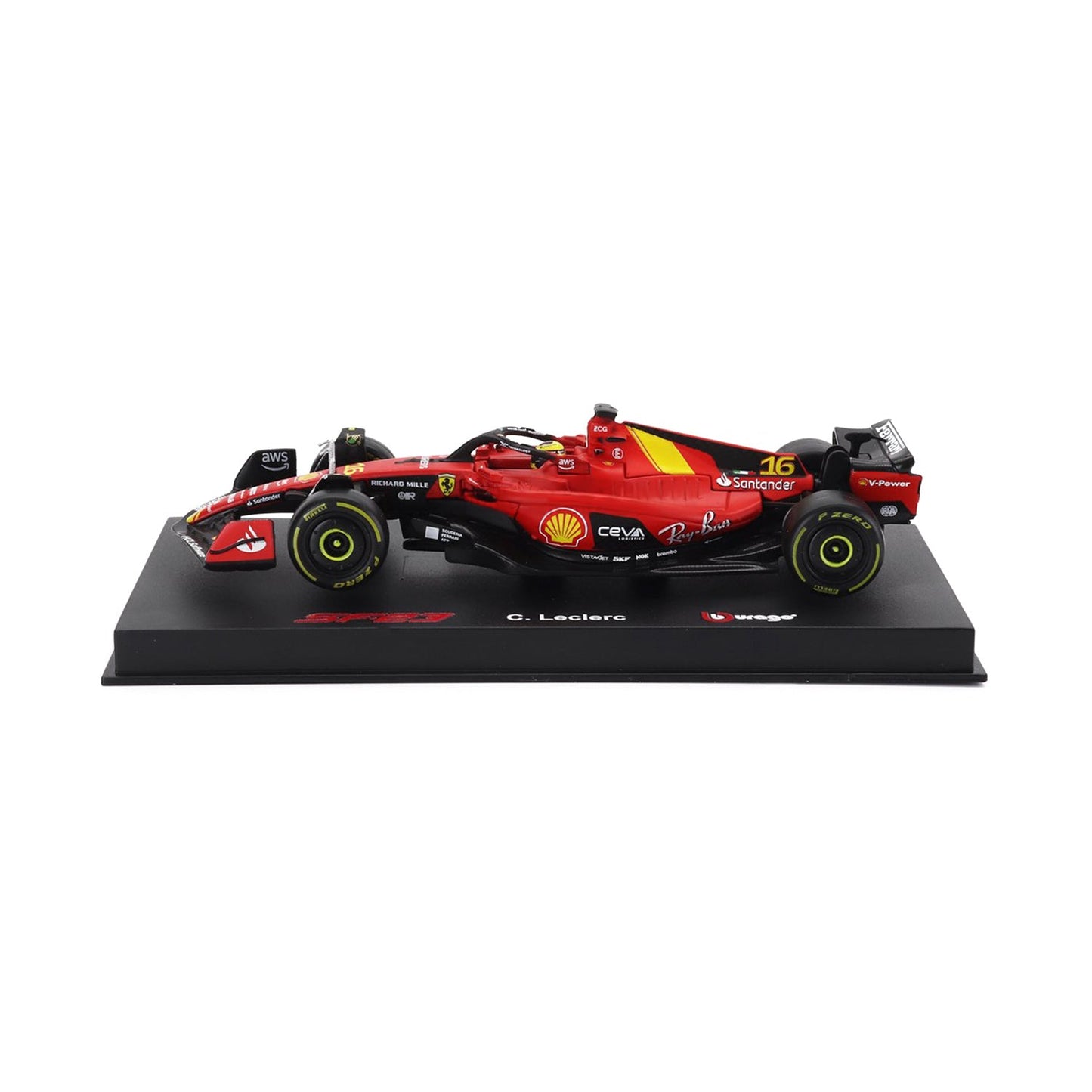 SF23 #16 Charles Leclerc Monza GP Car Model 1:43 Car Model