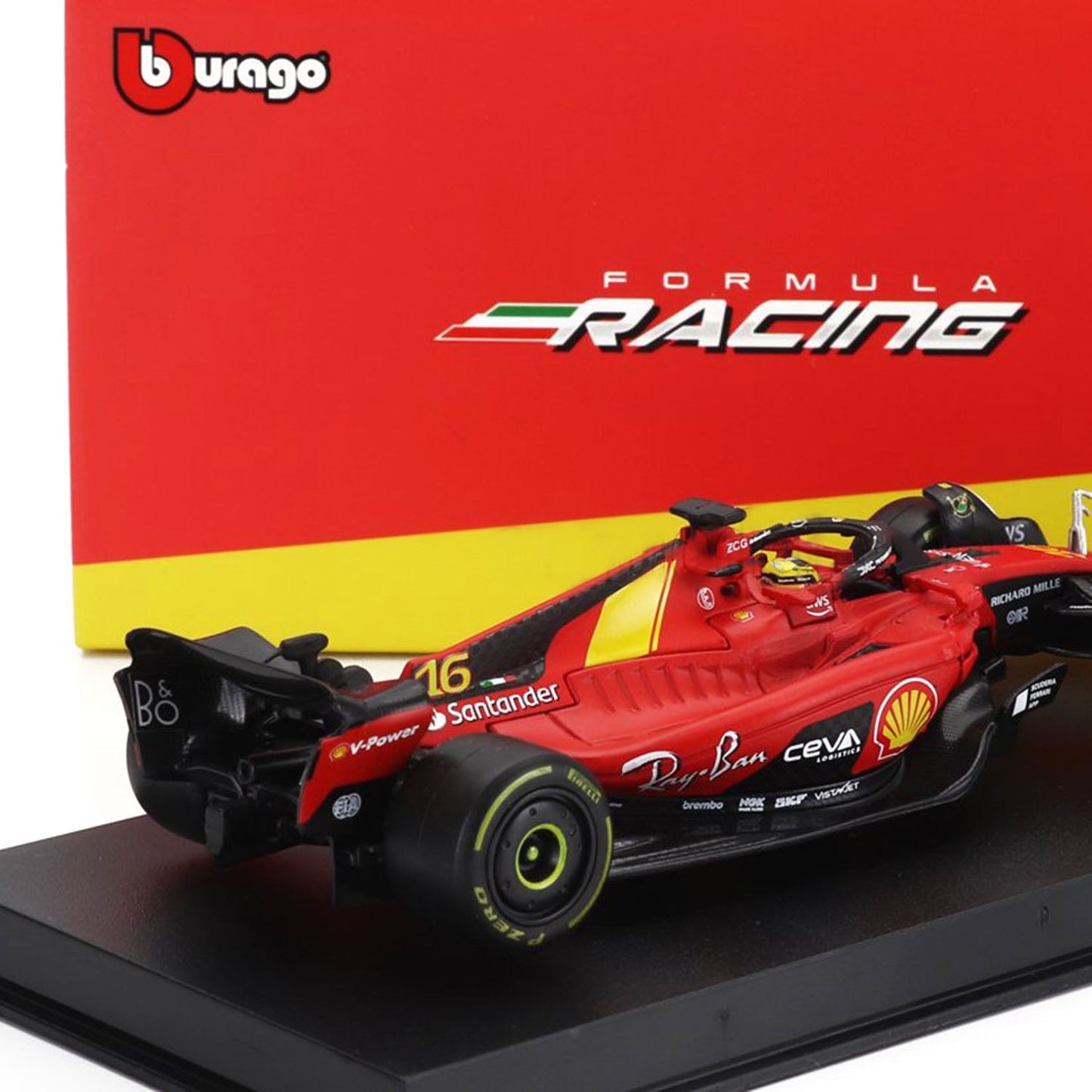 SF23 #16 Charles Leclerc Monza GP Car Model 1:43 Car Model