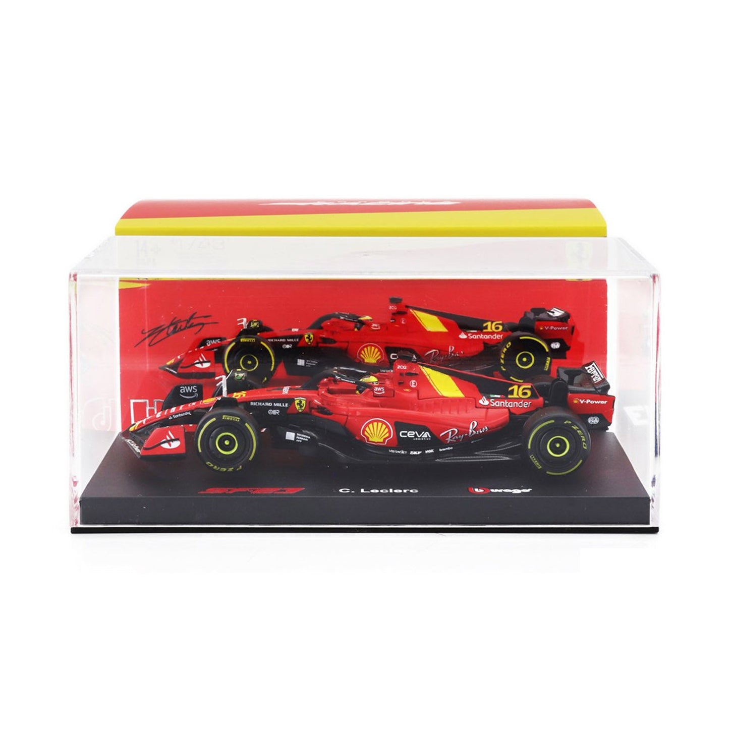 SF23 #16 Charles Leclerc Monza GP Car Model 1:43 Car Model