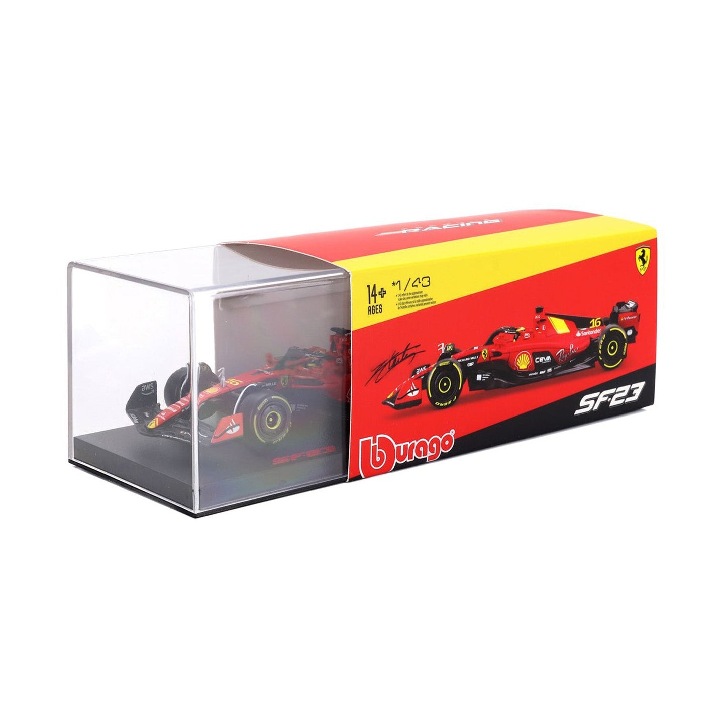 SF23 #16 Charles Leclerc Monza GP Car Model 1:43 Car Model