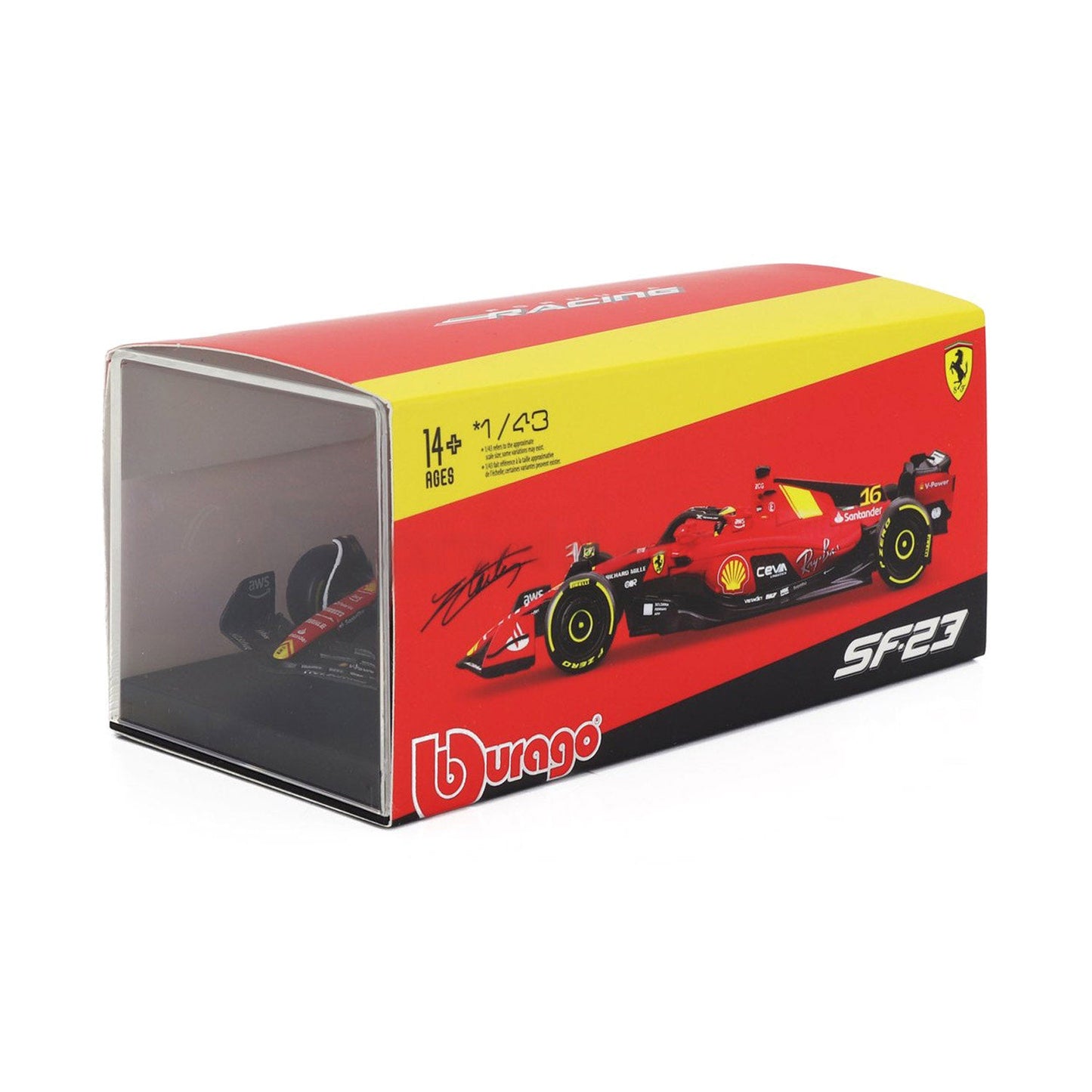 SF23 #16 Charles Leclerc Monza GP Car Model 1:43 Car Model